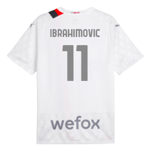 2023-2024 AC Milan Away Shirt (Ibrahimovic 11)