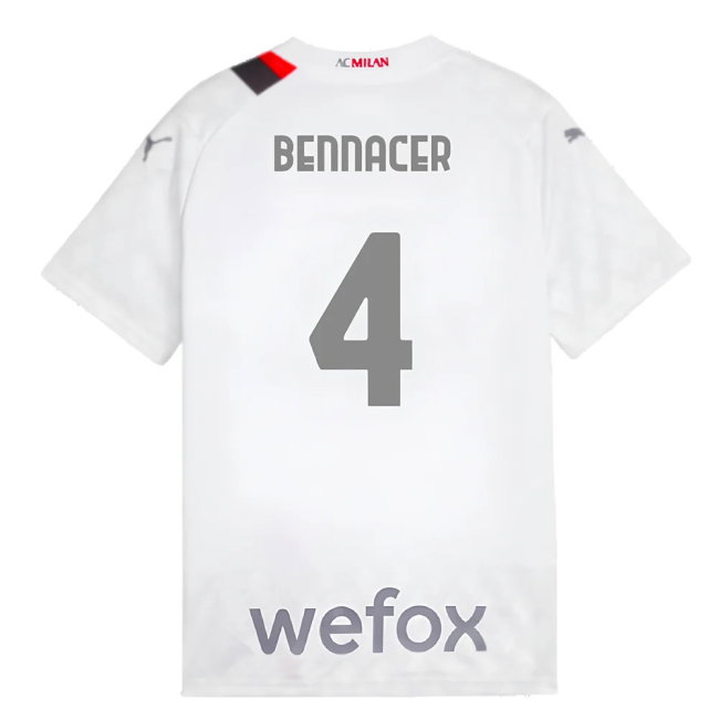 2023-2024 AC Milan Away Shirt (Kids) (Bennacer 4)