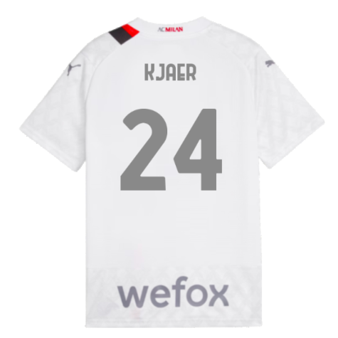 2023-2024 AC Milan Away Shirt (Kids) (Kjaer 24)