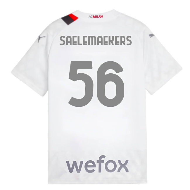 2023-2024 AC Milan Away Shirt (Kids) (Saelemaekers 56)