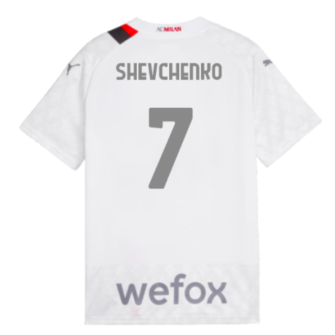 2023-2024 AC Milan Away Shirt (Kids) (Shevchenko 7)