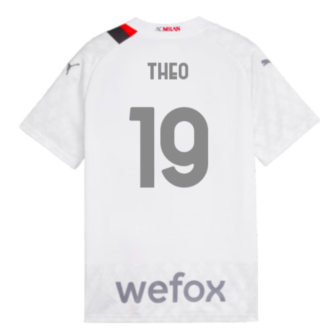2023-2024 AC Milan Away Shirt (Kids) (Theo 19)