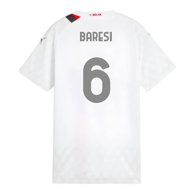 2023-2024 AC Milan Away Shirt (Ladies) (Baresi 6)