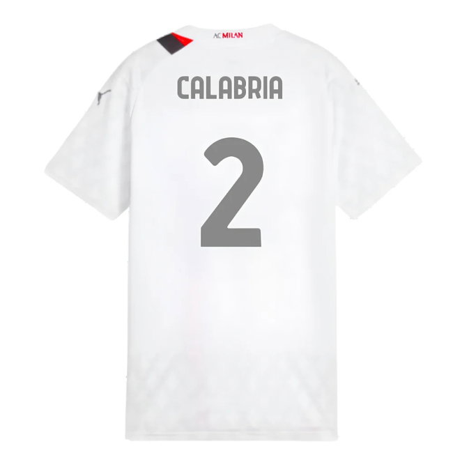 2023-2024 AC Milan Away Shirt (Ladies) (Calabria 2)