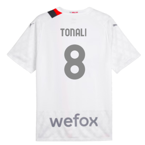 2023-2024 AC Milan Away Shirt (Tonali 8)