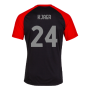 2023-2024 AC Milan Casuals Tee (Black) (Kjaer 24)