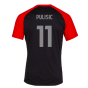 2023-2024 AC Milan Casuals Tee (Black) (Pulisic 11)