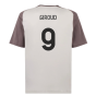 2023-2024 AC Milan Casuals Tee (Light Grey) (Giroud 9)