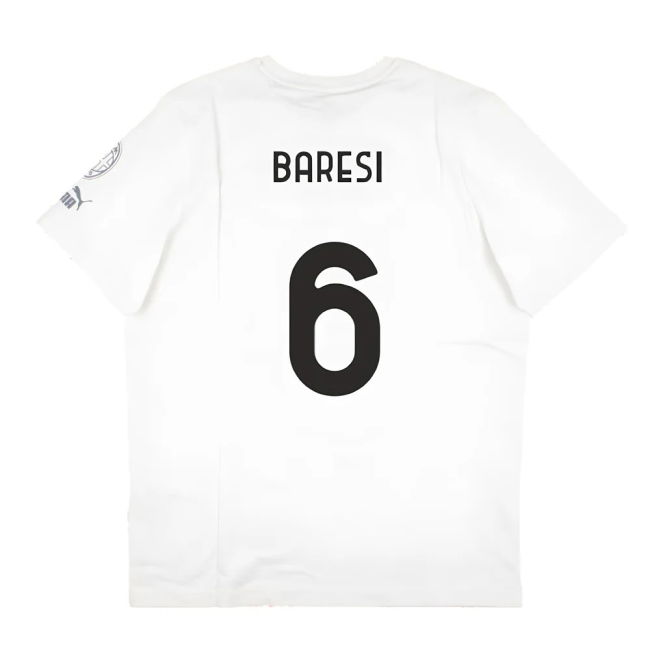2023-2024 AC Milan FtblCore Graphic Tee (Grey) (Baresi 6)