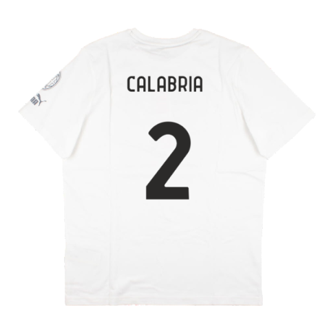 2023-2024 AC Milan FtblCore Graphic Tee (Grey) (Calabria 2)