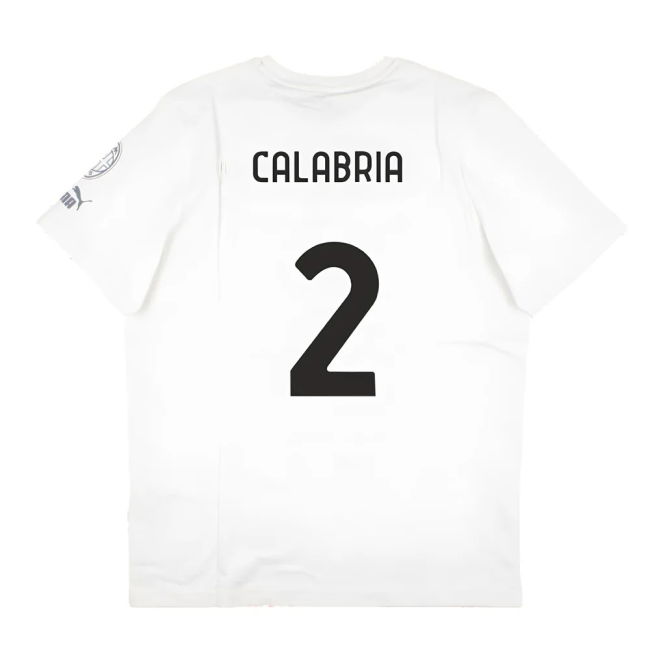 2023-2024 AC Milan FtblCore Graphic Tee (Grey) (Calabria 2)