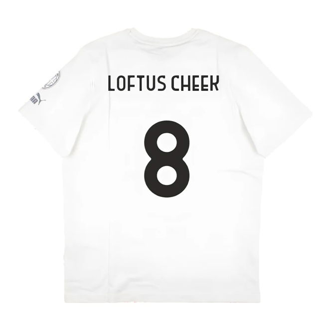 2023-2024 AC Milan FtblCore Graphic Tee (Grey) (Loftus Cheek 8)