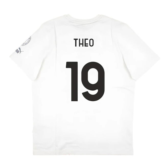 2023-2024 AC Milan FtblCore Graphic Tee (Grey) (Theo 19)