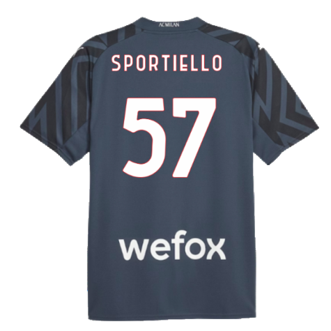 2023-2024 AC Milan Goalkeeper Home Shirt (Dark Night) (SPORTIELLO 57)