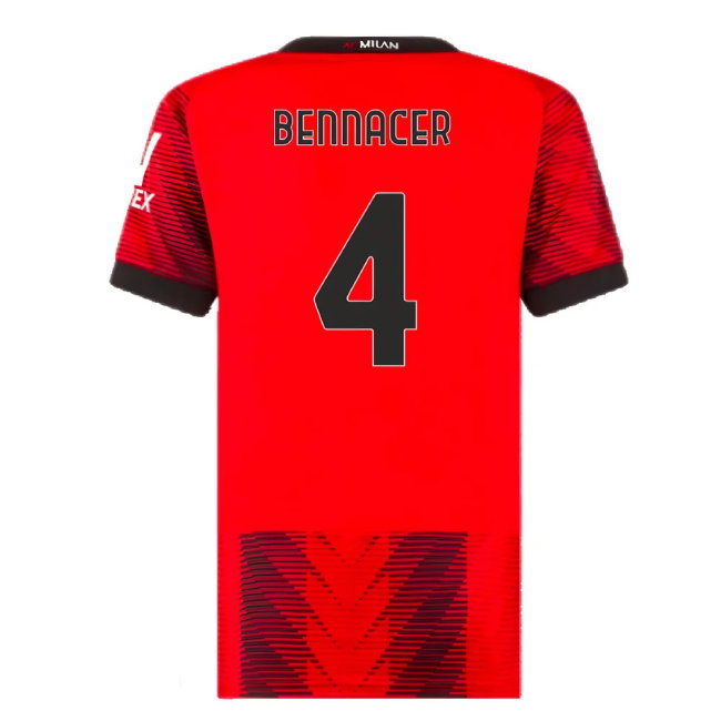 2023-2024 AC Milan Home Shirt (Ladies) (Bennacer 4)