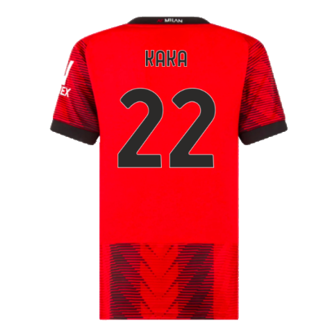2023-2024 AC Milan Home Shirt (Ladies) (Kaka 22)