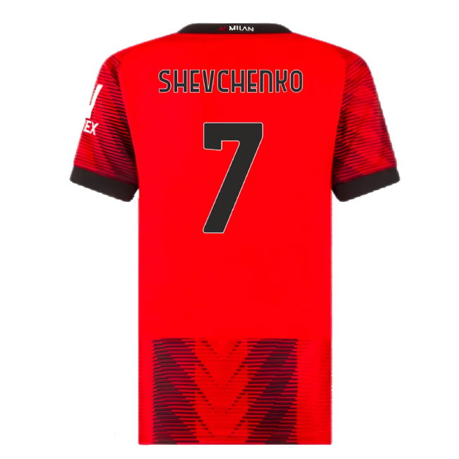 2023-2024 AC Milan Home Shirt (Ladies) (Shevchenko 7)
