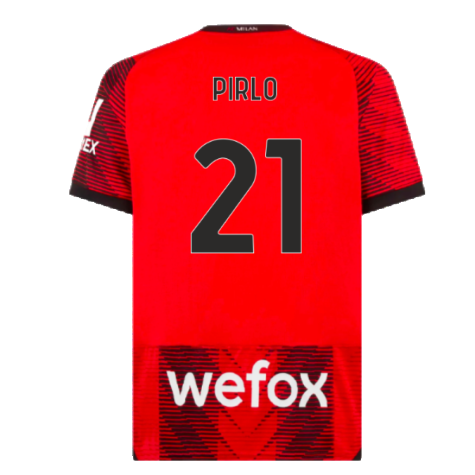 2023-2024 AC Milan Home Shirt (Pirlo 21)