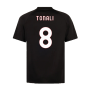 2023-2024 AC Milan Prematch SS Jersey (Black) (Tonali 8)