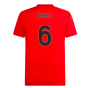 2023-2024 AC Milan Training Jersey (Red) (Baresi 6)