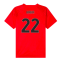 2023-2024 AC Milan Training Jersey (Red) - Kids (Kaka 22)