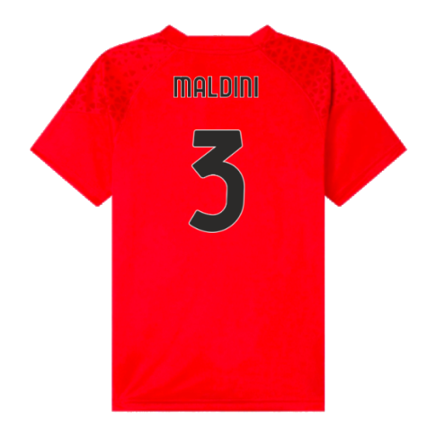 2023-2024 AC Milan Training Jersey (Red) - Kids (Maldini 3)