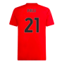 2023-2024 AC Milan Training Jersey (Red) (Pirlo 21)