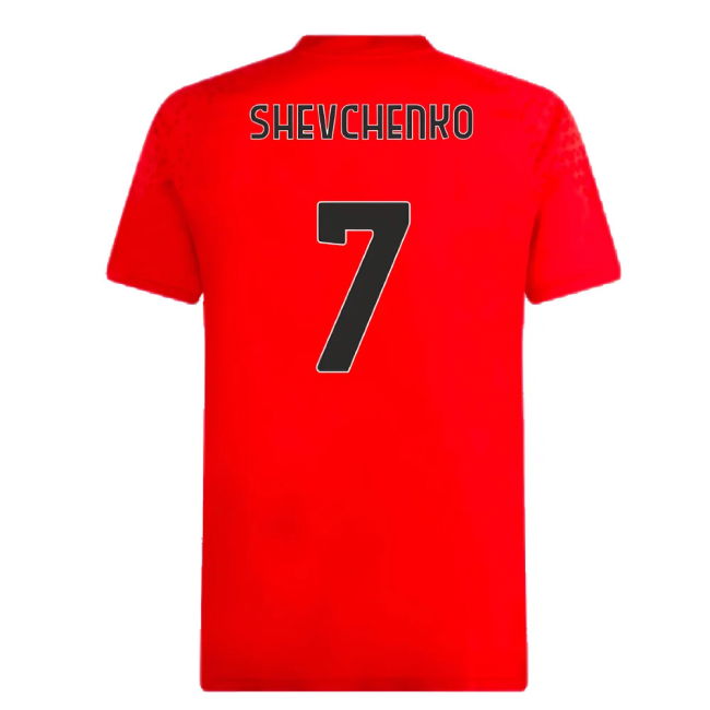 2023-2024 AC Milan Training Jersey (Red) (Shevchenko 7)
