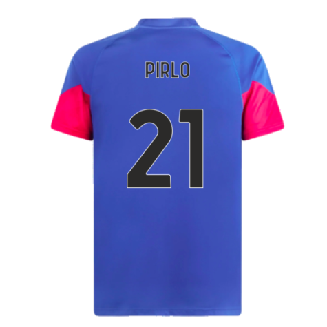 2023-2024 AC Milan Training Jersey (Royal Sapphire) (Pirlo 21)