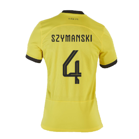 2023-2024 AEK Athens Home Shirt (Szymanski 4)