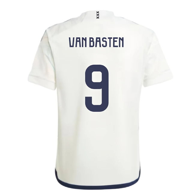 2023-2024 Ajax Away Shirt (Kids) (VAN BASTEN 9)