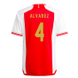 2023-2024 Ajax Home Shirt (Kids) (ALVAREZ 4)