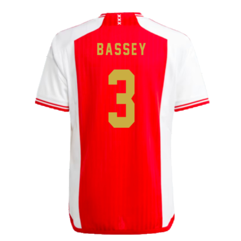 2023-2024 Ajax Home Shirt (Kids) (BASSEY 3)