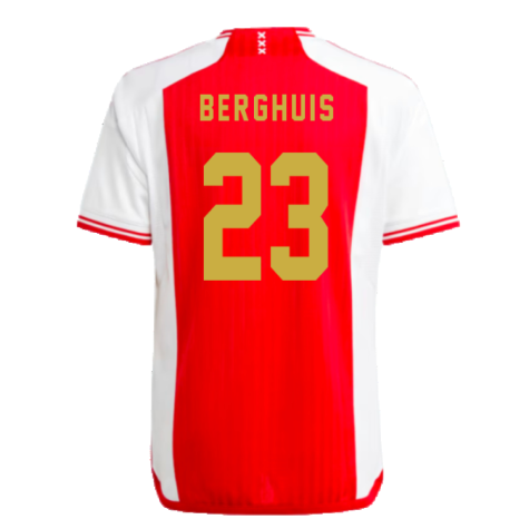 2023-2024 Ajax Home Shirt (Kids) (BERGHUIS 23)