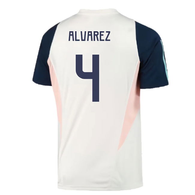 2023-2024 Ajax Training Jersey (White) (ALVAREZ 4)