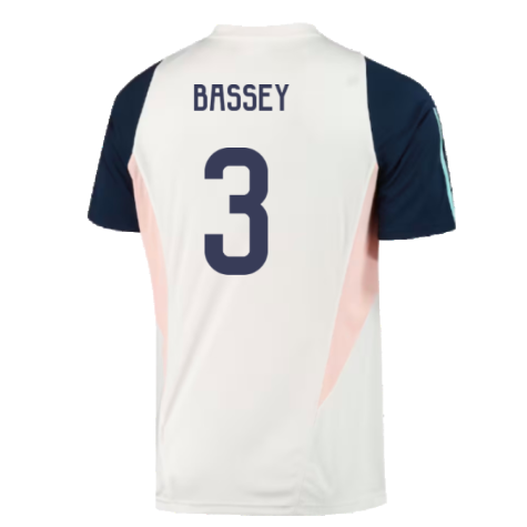 2023-2024 Ajax Training Jersey (White) (BASSEY 3)