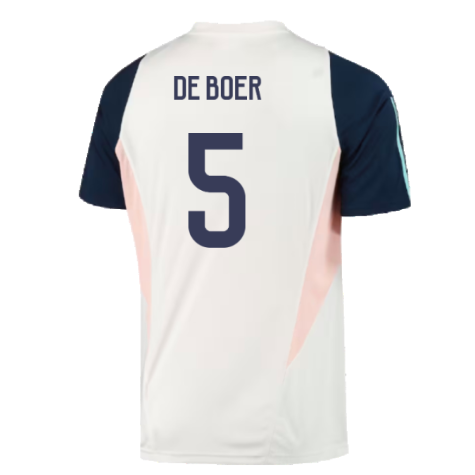 2023-2024 Ajax Training Jersey (White) (DE BOER 5)