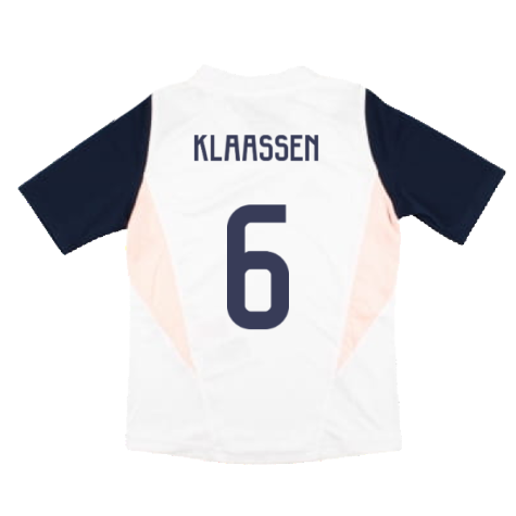 2023-2024 Ajax Training Jersey (White) - Kids (KLAASSEN 6)