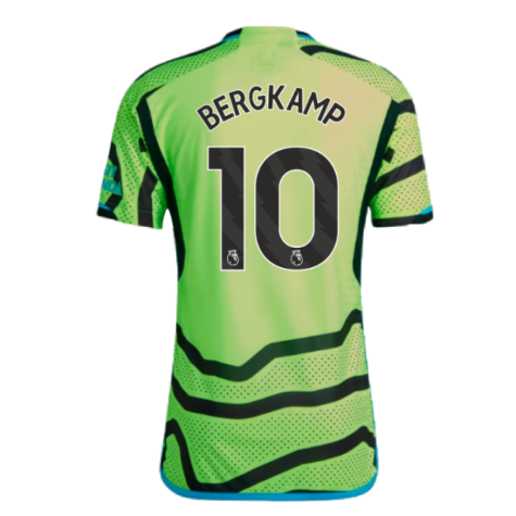 2023-2024 Arsenal Authentic Away Shirt (Bergkamp 10)
