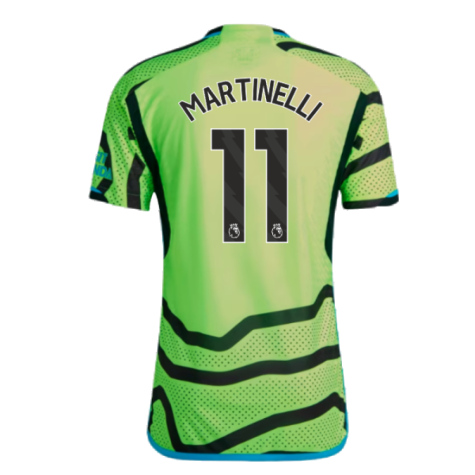 2023-2024 Arsenal Authentic Away Shirt (Martinelli 11)