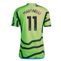 2023-2024 Arsenal Authentic Away Shirt (Martinelli 11)