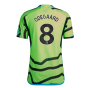 2023-2024 Arsenal Authentic Away Shirt (Odegaard 8)