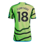 2023-2024 Arsenal Authentic Away Shirt (Tomiyasu 18)