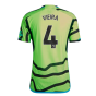2023-2024 Arsenal Authentic Away Shirt (Vieira 4)