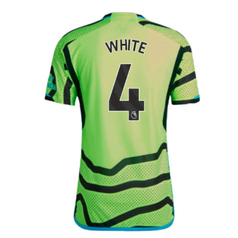 2023-2024 Arsenal Authentic Away Shirt (White 4)