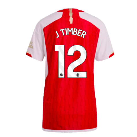 2023-2024 Arsenal Authentic Home Shirt (J Timber 12)