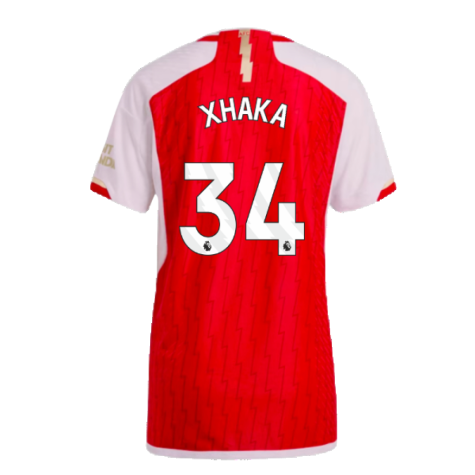 2023-2024 Arsenal Authentic Home Shirt (Xhaka 34)