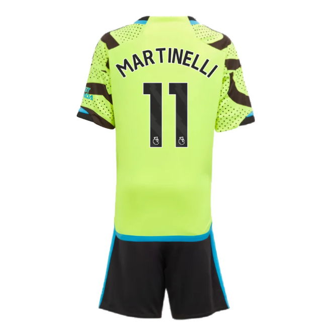 2023-2024 Arsenal Away Mini Kit (Martinelli 11)