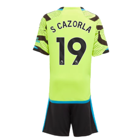 2023-2024 Arsenal Away Mini Kit (S Cazorla 19)