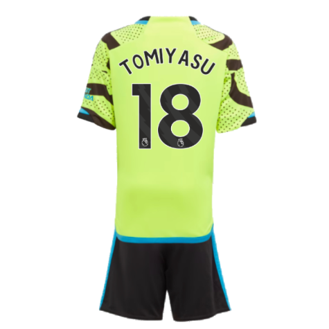 2023-2024 Arsenal Away Mini Kit (Tomiyasu 18)